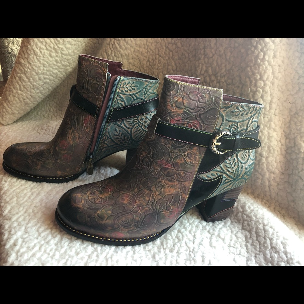 Spring Step L'Artiste Ankle Boots *New-Never worn